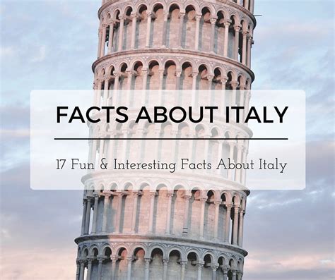 Interesting Fun Facts About Italy, Rome, And Italian。